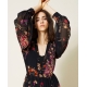 TWIN SET abito lungo fiori