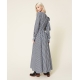 TWIN SET abito lungo in vichy