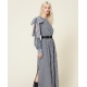 TWIN SET abito lungo in vichy