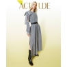 TWIN SET abito lungo in vichy