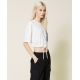 TWIN SET t-shirt taschino vichy