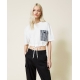TWIN SET t-shirt taschino vichy