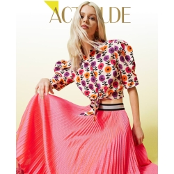 TWIN SET gonna rete con tulle