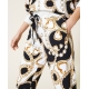 TWIN SET pantalone felpa stampa cuori