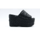 POESIE VENEZIANE mules in raffia