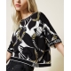 TWIN SET maglia stampa