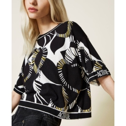 TWIN SET maglia stampa