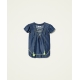 TWIN SET blusa con ricamo