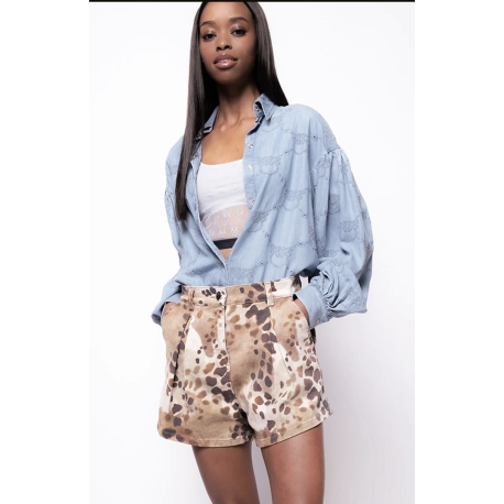 PINKO shorts mimetico