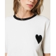 TWIN SET t-shirt cuore