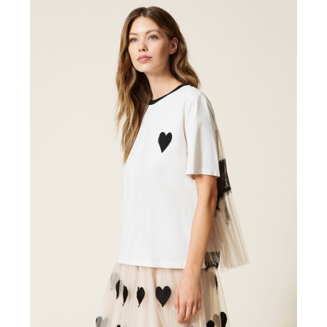 TWIN SET t-shirt cuore