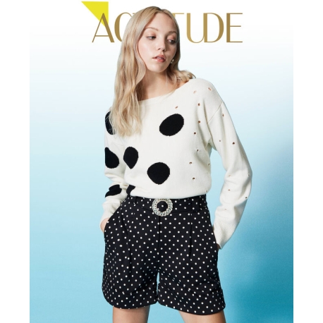 TWIN SET maglia pois