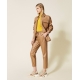 TWIN SET pantalone ecopelle