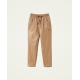 TWIN SET pantalone ecopelle