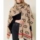 TWIN SET Poncho reversibile