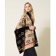 TWIN SET Poncho reversibile