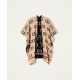 TWIN SET Poncho reversibile