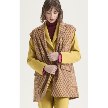 MALIPARMI gilet jacquard