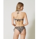 TWIN SET costume fascia animalier