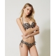 TWIN SET costume fascia animalier