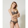 TWIN SET costume fascia animalier