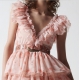ANIYE BY abito balze tulle stampa