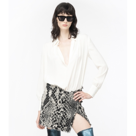 PINKO blusa con pizzo