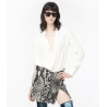 PINKO blusa con pizzo