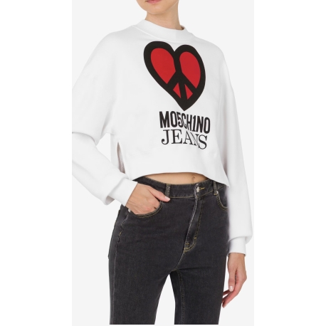 MOSCHINO JEANS felpa cuore