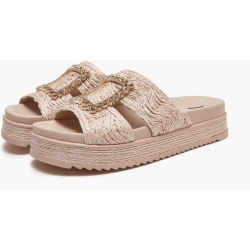 EMANUELLE VEE ciabattone in raffia