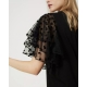 TWIN SET t-shirt con tulle