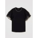 TWIN SET t-shirt con tulle