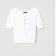 TWIN SET maglia con fiocchetti