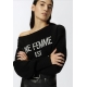 PINKO maglia lana con stampa
