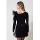 TWIN SET maglia con tulle