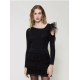 TWIN SET maglia con tulle