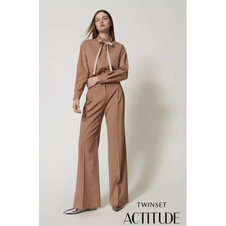 TWIN SET pantalone palazzo