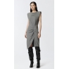 PINKO abito con spalline midi