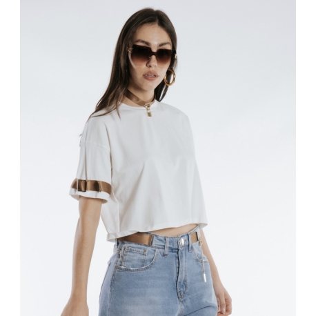 BABYLON t-shirt crop