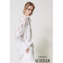 TWIN SET camicia in organza