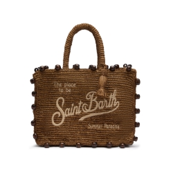 SAINT BARTH Borsa rafia