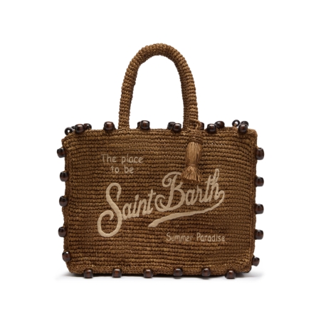 SAINT BARTH Borsa rafia