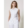 TWIN SET camicia con nodo