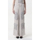 TWIN SET pantalone righe e tasconi