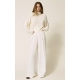 TWIN SET maglia lupetto con frange