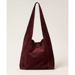 TWIN SET borsa in suede