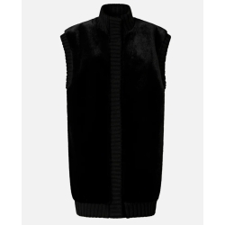 PINKO gilet effetto pelliccia