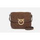 PINKO mini tracolla pelle scamosciata