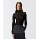 PINKO maglia micro strass