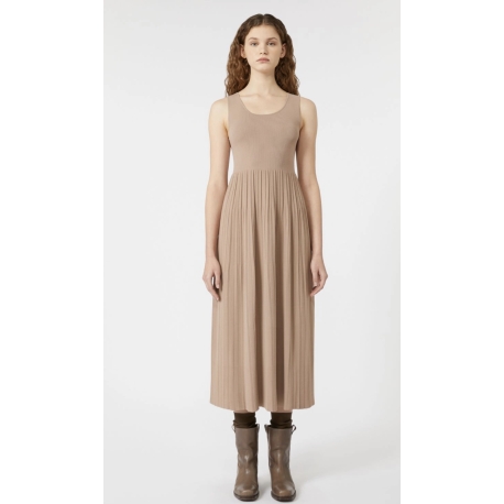 MAX MARA WEEKEND abito plissé viscosa